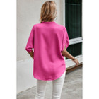 Women's V-Neck Dolman Petal Sleeve Blouse product image