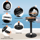 Electric BBQ Grill with Warming Rack and Temperature Control product image
