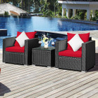 3-Piece Patio Rattan Wicker Furniture Set  product image