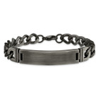 Brushed Antiqued Stainless Steel ID Bracelet  product image