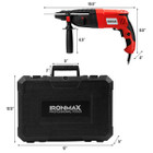 1/2-Inch SDS-Plus Electric Rotary Hammer Drill with Chisel Kit, 1100W product image