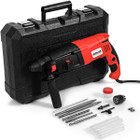 1/2-Inch SDS-Plus Electric Rotary Hammer Drill with Chisel Kit, 1100W product image
