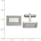 Stainless Steel Polished Rectangle Cufflinks product image