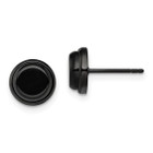 Stainless Steel Polished Black IP-Plated Post Earrings product image