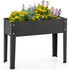 Metal Elevated Planter Box Raised Garden Bed with Legs and Drainage product image