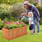 Raised Garden Bed Wooden Planter Box with Drainage Holes product image