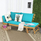 Adjustable Patio Convertible Sofa with Thick Cushion product image