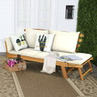 Adjustable Patio Convertible Sofa with Thick Cushion product image