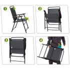 4-Piece Portable Outdoor Chair with Armrest product image