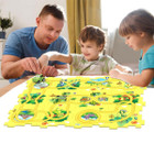 Children Educational Track Car Jigsaw Puzzle product image
