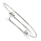 Sterling Silver Polished Expandable Slip-On Bangle product image