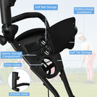 3-Wheel Golf Push Cart with Bag and Scoreboard product image