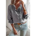 Women's Ruffled Trim Collar Shirt product image