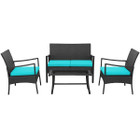 Costway 4-Piece Wicker Patio Furniture Set product image