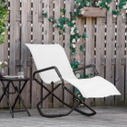 Outsunny® Foldable Rocking Sun Lounger product image