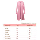 Women's Long Sleeve Open Front Long Cardigan product image