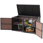 Costway 88 Gallon Rattan Patio Container Storage Bin product image