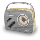 Emerson Portable Retro Radio with Built-In Rechargeable Battery product image