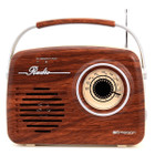 Emerson Portable Retro Radio with Built-In Rechargeable Battery product image