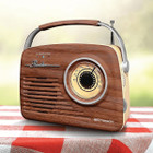 Emerson Portable Retro Radio with Built-In Rechargeable Battery product image