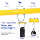 Extra Large Heavy Duty A-Frame Steel Swing Stand Set with 40” Nest Tree Swing product image