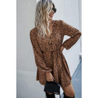 Women's Ditsy Leopard Print Waist Tie Dress product image