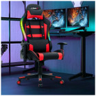 Gaming Chair Adjustable Swivel Computer Chair with LED Lights and Remote product image