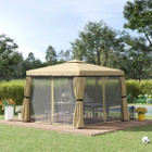 Outsunny Aluminum Double-Roof Gazebo Canopy  product image