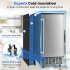 115V Free-Standing Undercounter Built-in Ice Maker with Self-Cleaning product image