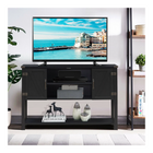 Costway Barn Door 60" TV Stand Console with Storage product image