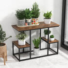 Costway Rustic TV Console Table for 50" TVs with Industrial Sofa Design product image