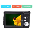 Digital Camera, 18MP COMS Sensor, HD Digital Video Camera, 8X Zoom Auto Focus Camera, USB 2.0 Port, Built-in Speaker, Battery Operated product image