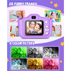 Kids Camera Toys for Ages 3-12, Unicorn Camera for Kids, Christmas Birthday Festival Gifts for Girls, Toddler Digital Video Camera, 32G SD Card product image