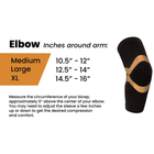 Copper Compression Support and Recovery Elbow Sleeve product image