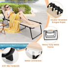 Foldable Recline Lounge Chair with Adjustable Backrest & Footrest product image