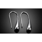 Sterling Silver-Plated Water Drop Hook Earrings product image
