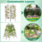 Metal Garden Trellis for Climbing Plants (4-Pack) product image