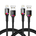 6-Foot RGB Braided Lightning Cable (2-Pack) product image