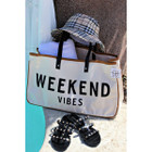 'Weekend Vibes' Canvas Tote Bag product image