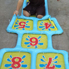 Inflatable Outdoor Hopscotch Sprinkler Mat product image