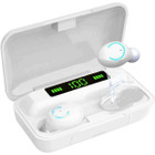 Acuvar™ Wireless BT 5.0 Rechargeable IPX7 Waterproof Earbuds with Case product image