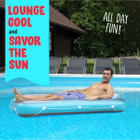 Hoovy® Blue Suntan Tub - Inflatable Tanning Pool Lounge Float product image