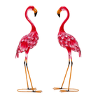 2-Piece Flamingo Garden Statue Set product image