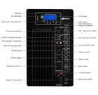 Portable Dual 15" 2000-Watt Powered Speakers with Microphone and Remote product image