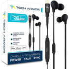 Tech Armor® Apple MFi Certified Lightning Earbuds (1 or 2-Pack) product image