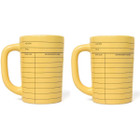 12oz Ceramic Library Mug (2-Pack) product image