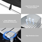 Portable Camping BBQ Grill Table & Kitchen Sink Station with Storage product image
