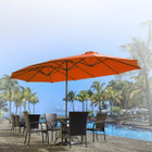15 X 9-Foot Double-sided Large Outdoor Patio Umbrella With Crank product image