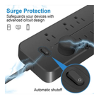 10-in-1 Power Strip Surge Protector with 6 AC Outlets + 4 USB Ports (2-Pack) product image