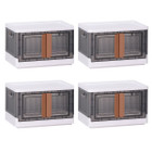 8.45-Gallon Plastic Folding Storage Cabinet (2 or 4-Pack) product image